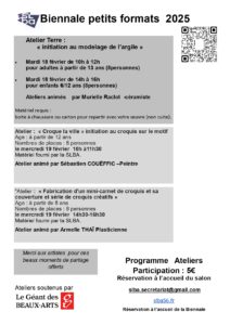 programme des ateliers SLBA