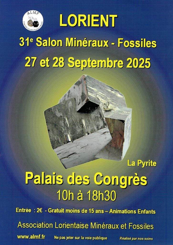 Salon minéraux et fossiles 2025