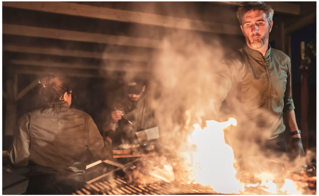 Photo + Texte du Barbecue traiteur 